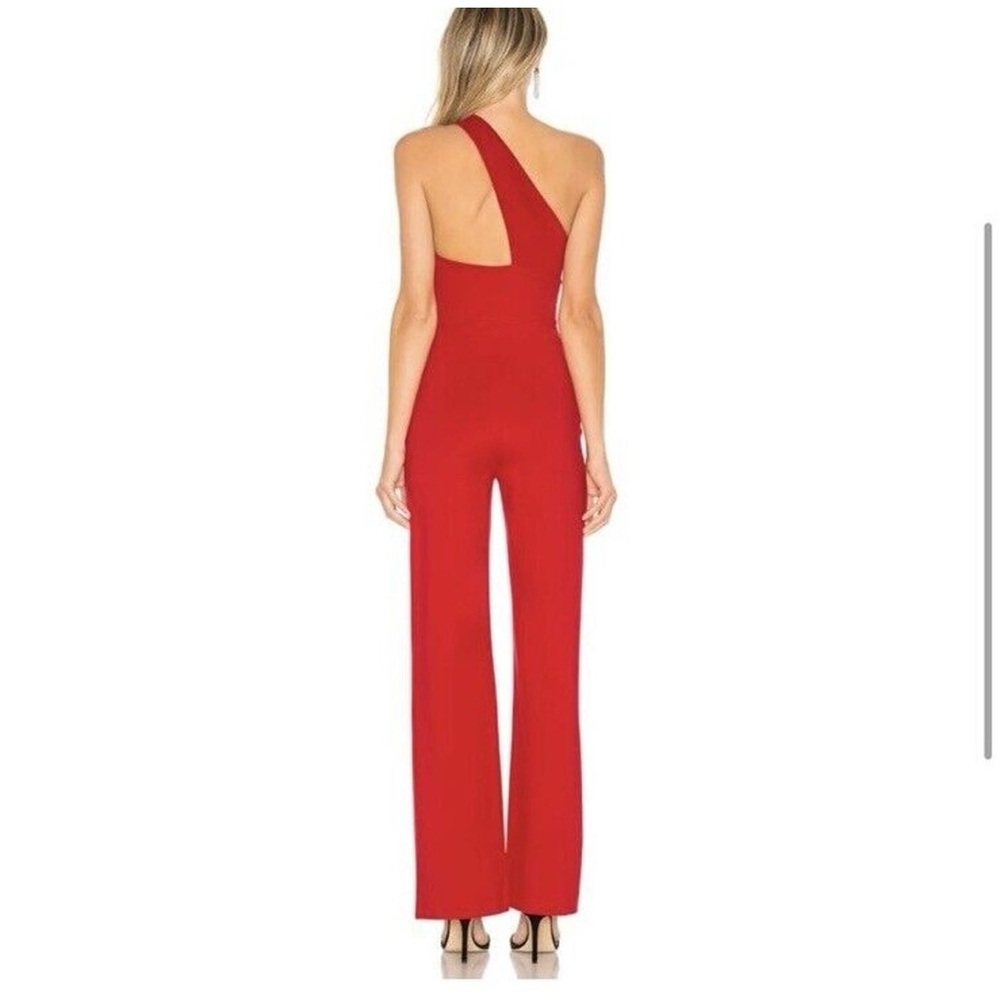 Revolve NBD Red jumpsuit Scorpio Season Sleeveless Cut Out size L - Picture 2 of 8
